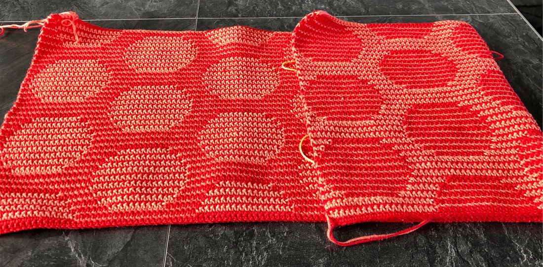 crochet bag illusion/shadow crochet